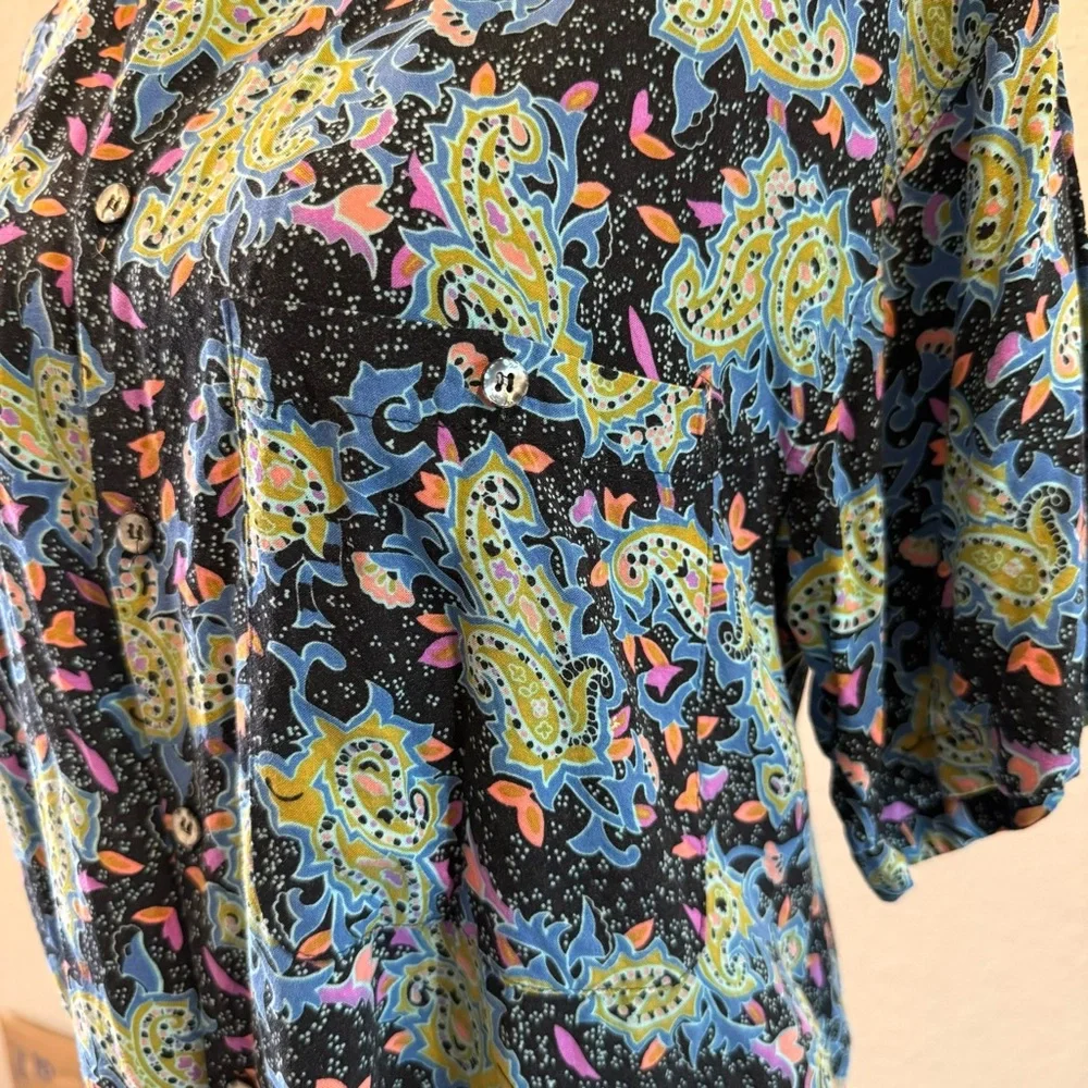 Vintage Santana Funky Paisley Shirt